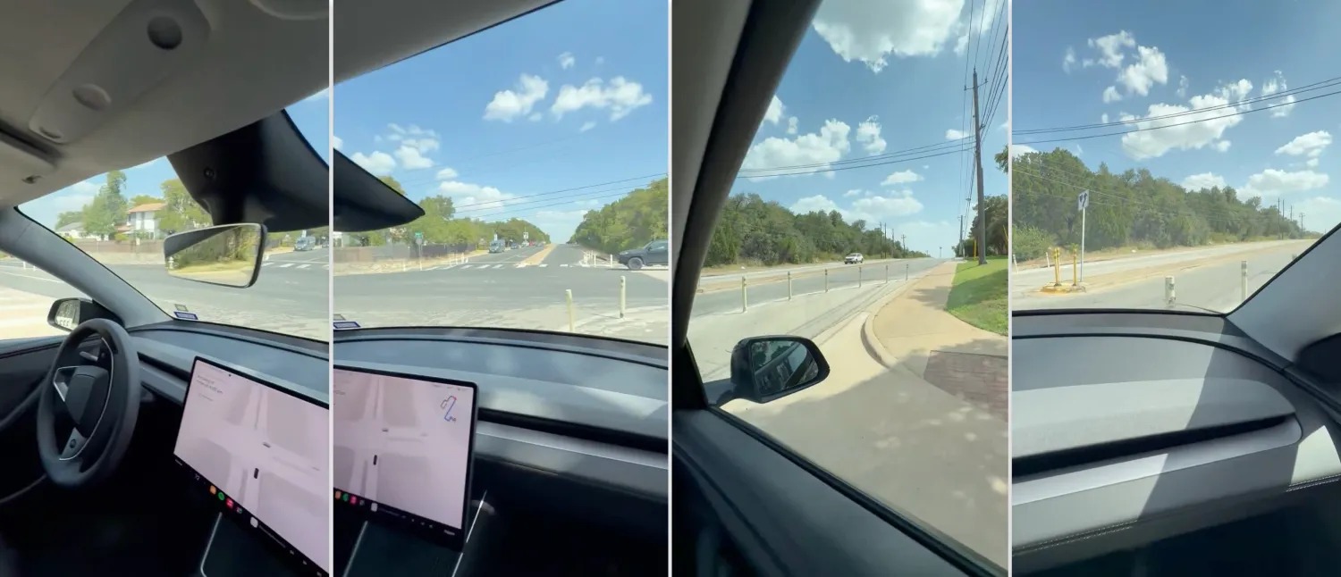 Tesla Robotaxi smashes through barriers in Austin despite sensing obstacle