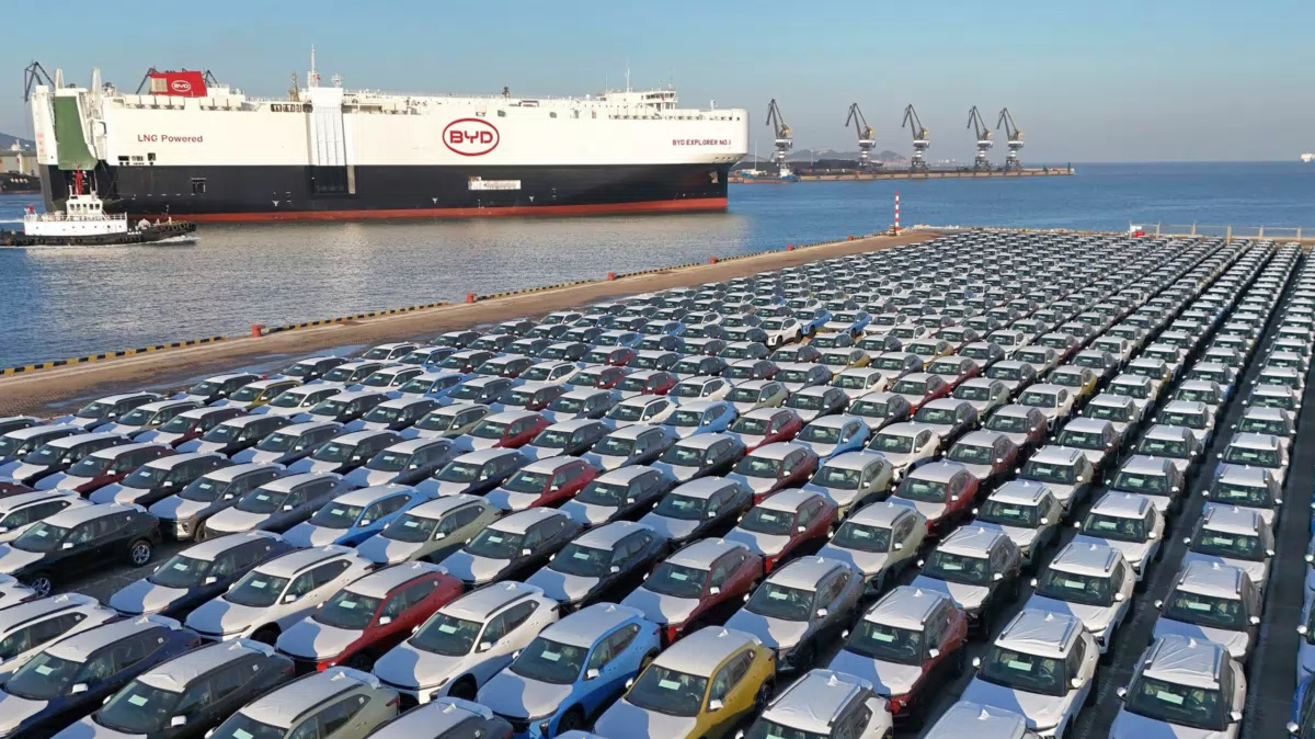China Auto Exports Surge Past 1 Million Units for Second Straight Month