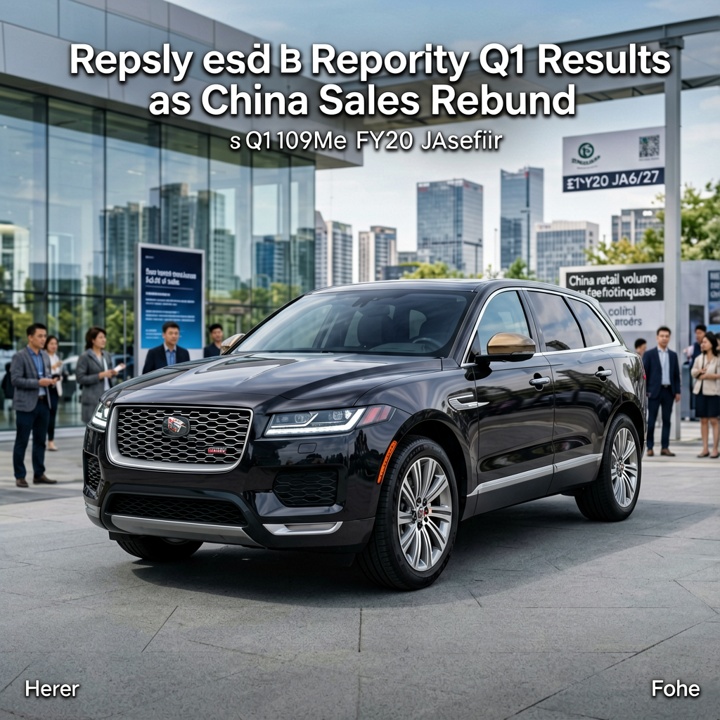 Jaguar Land Rover Reports Steady Q1 Results as China Sales Rebound