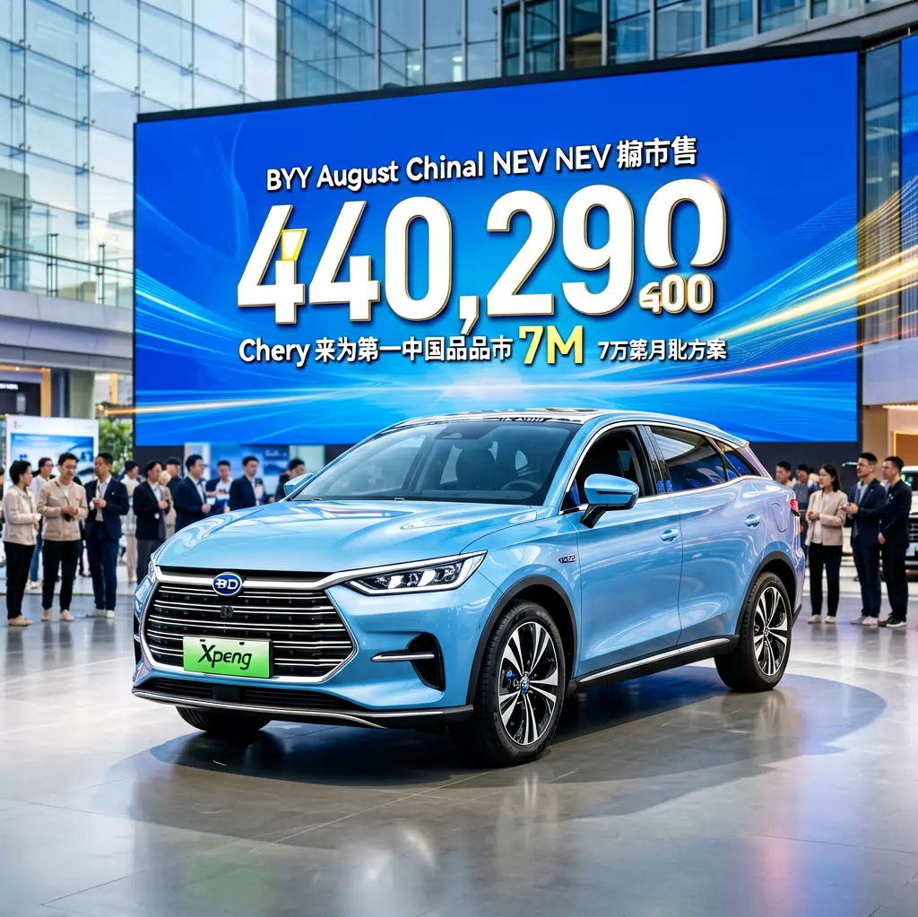 BYD tops August NEV sales with 440,000 units; Chery becomes first Chinese brand to hit 7M cumulative exports