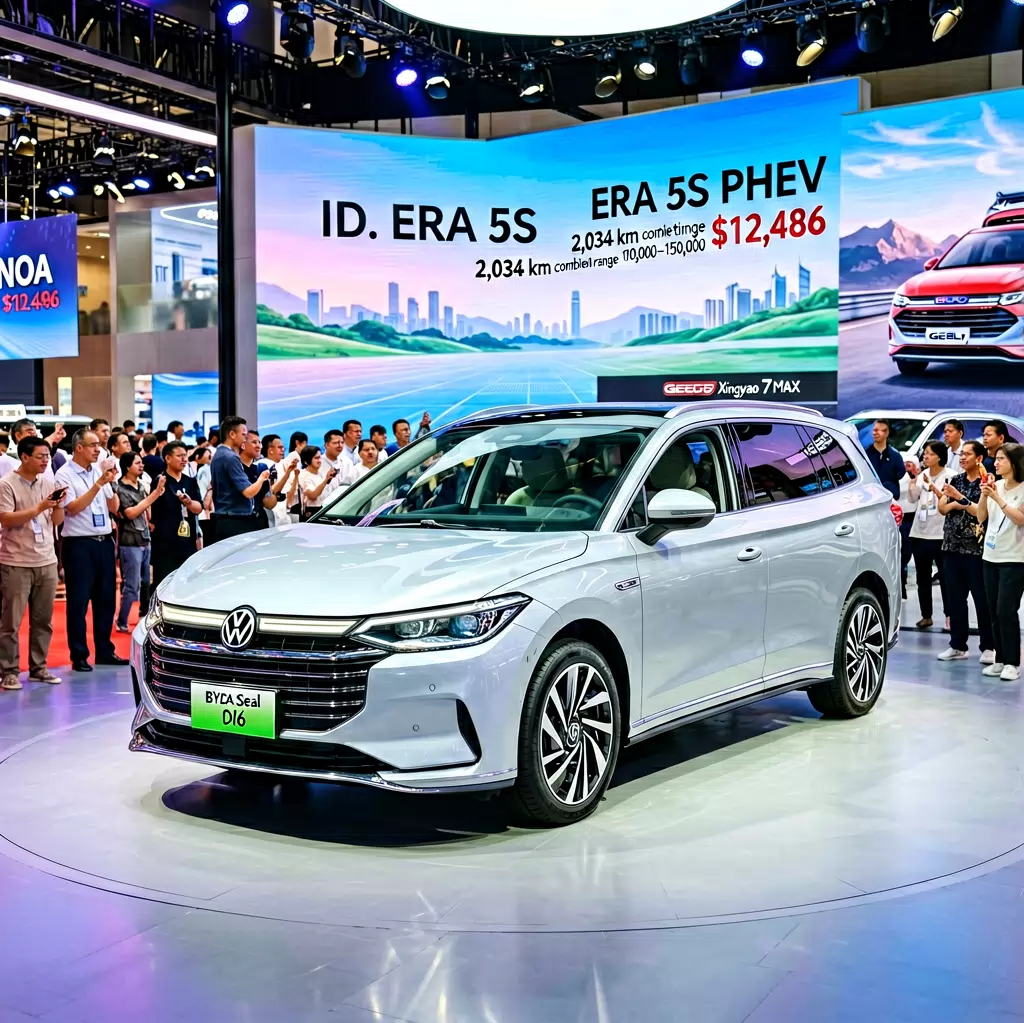 SAIC Volkswagen Unveils ID. ERA 5S PHEV at Chengdu Auto Show, Challenges BYD and Geely