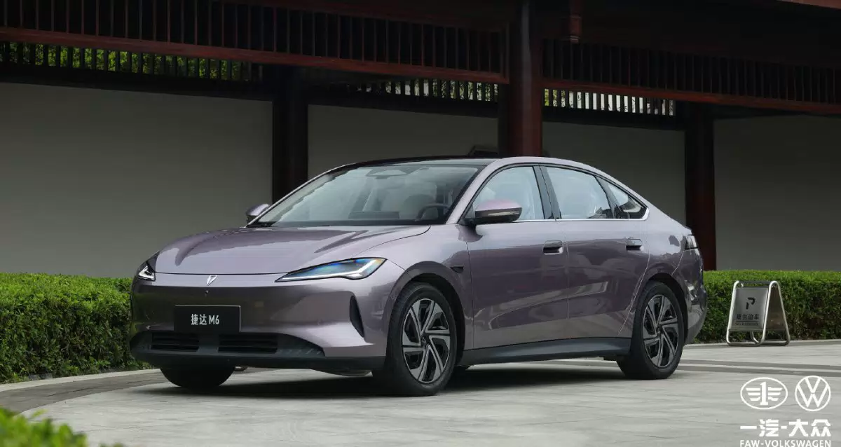 Jetta opens pre-sales for M6 electric sedan in China, from approx. $11,900